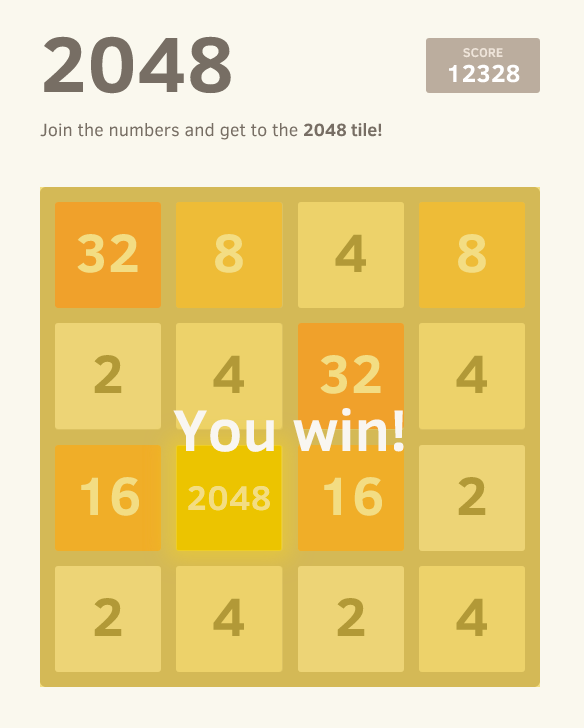 2048 game thumbnail