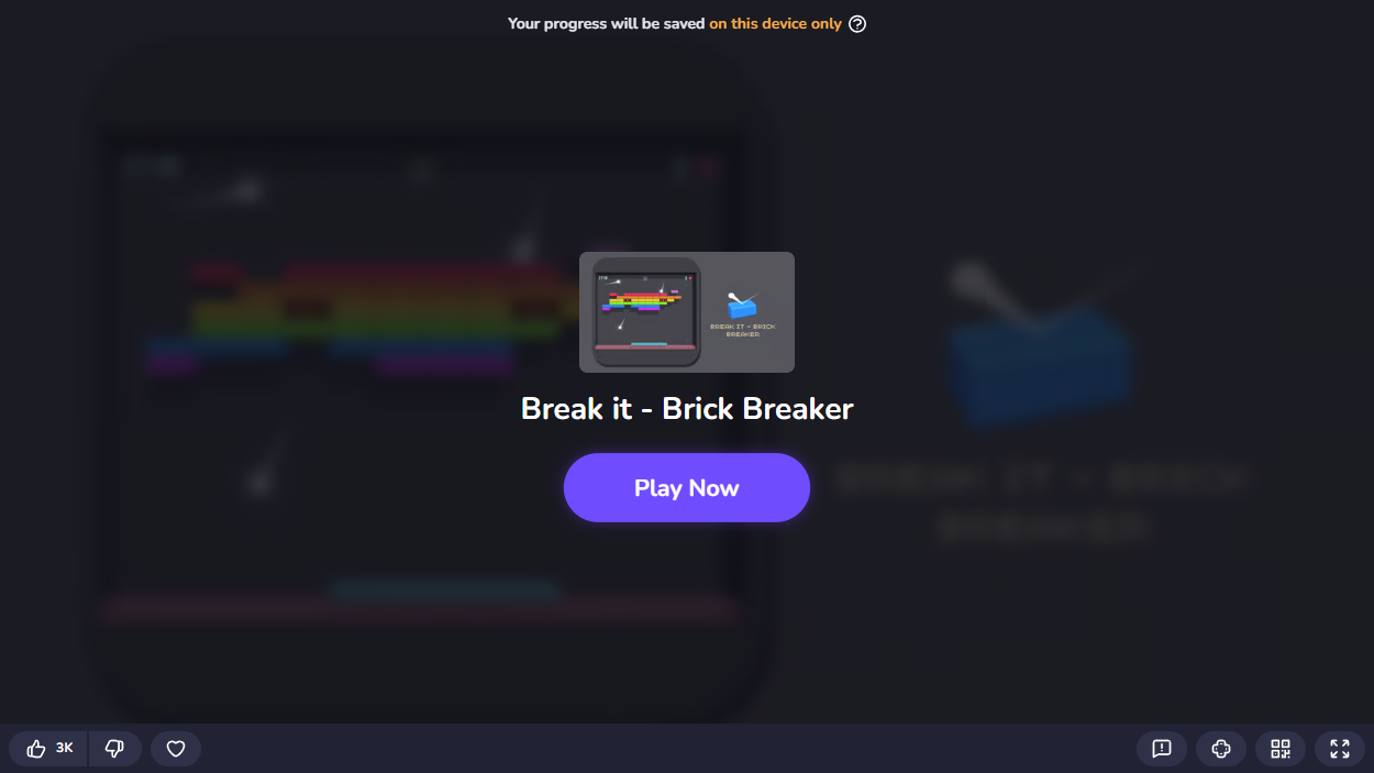 Break it - Brick Breaker game thumbnail