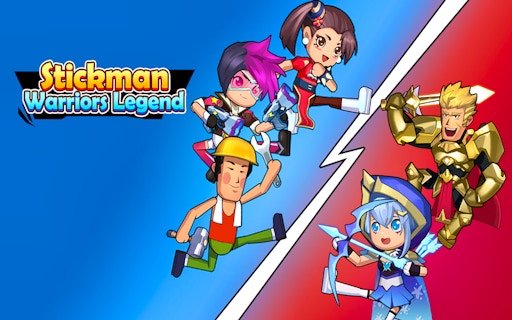 Stickman Warriors - Play free online action games on BrickBreaker.app